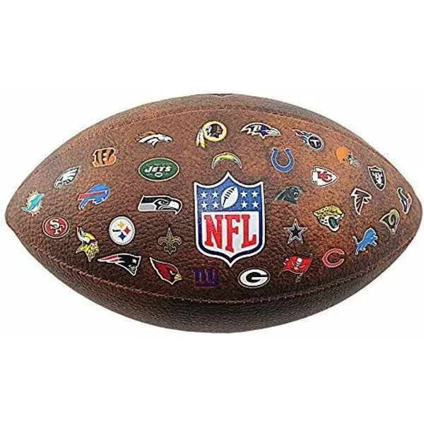 Kinder Football Wilson NFL Throwback 32 Team Logo-image