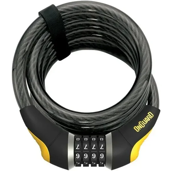 Antivol câble Onguard Combo Doberman Glo-180cmx12mm
