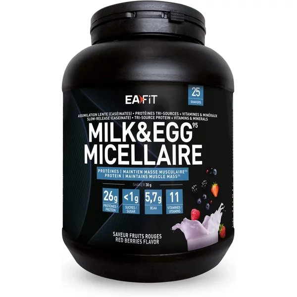 Milk & Egg 95 Micellaire Yaourt Fruits Rouges Ea Fit-image