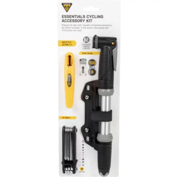 Mini Pompe à Main Topeak Essentials Cycling Accessory Kit-image