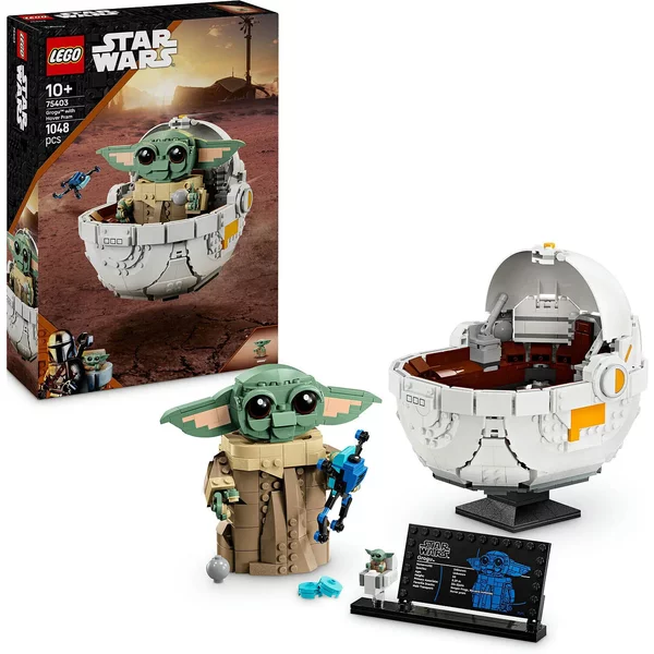 Jeux De Construction Grogu Et Son Landau Lego Swars-image