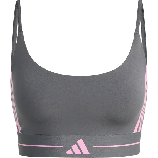 Leicht stützender Sport-BH für Damen adidas Hyperglam 3-Stripes