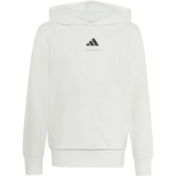 Sweatshirt à capuche avec slogan enfant adidas