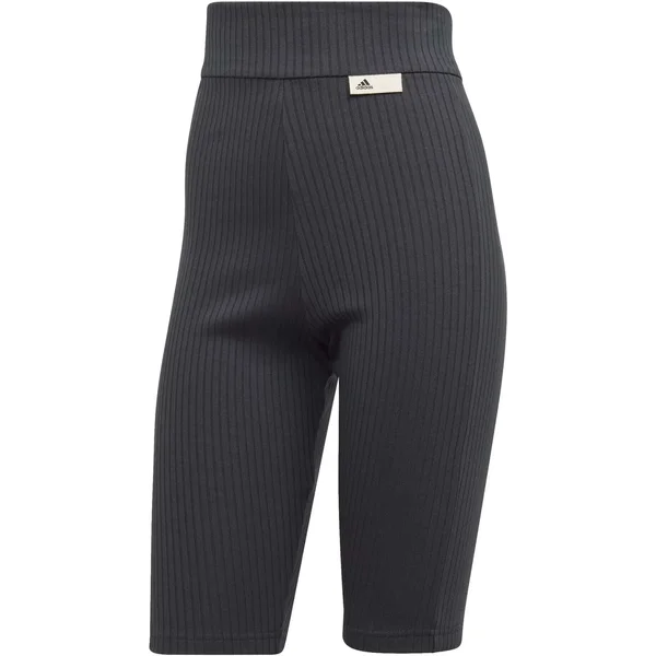 Geribde damesshort adidas Studio Lounge