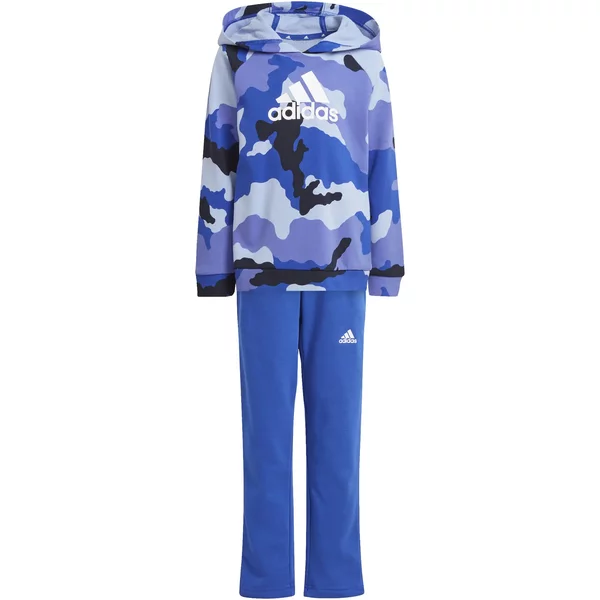 Set Aus Kinder-Sweatshirt Mit Kapuze Und Jogginghose Adidas Essentials Allover Printed-image