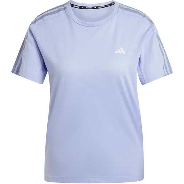 Dames-T-shirt adidas Own the Run 3-Stripes