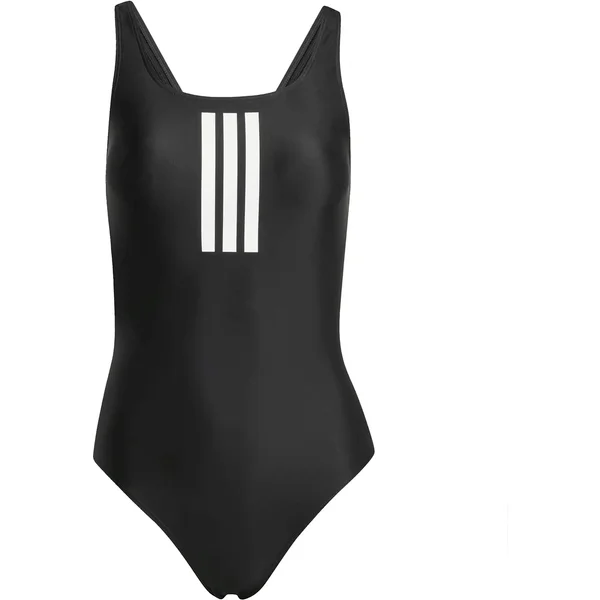 Eén-delig badpak met V-hals voor dames adidas 3-Stripes