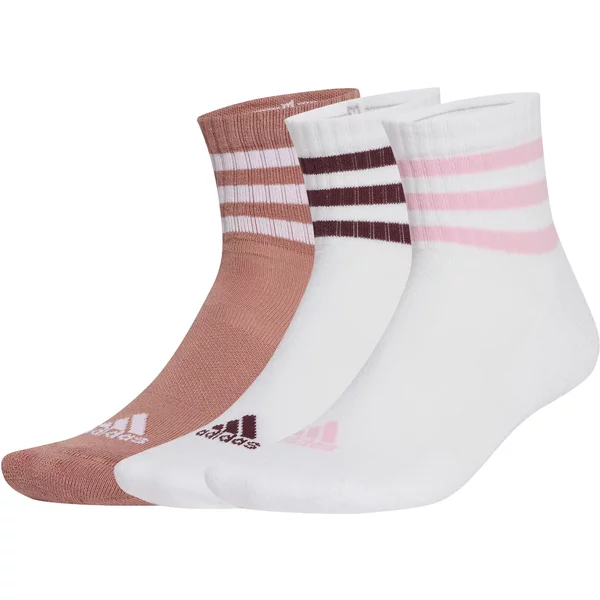 Socken FüR Kinder Adidas 3-Stripes Cushioned Mid Cut (X3)-image