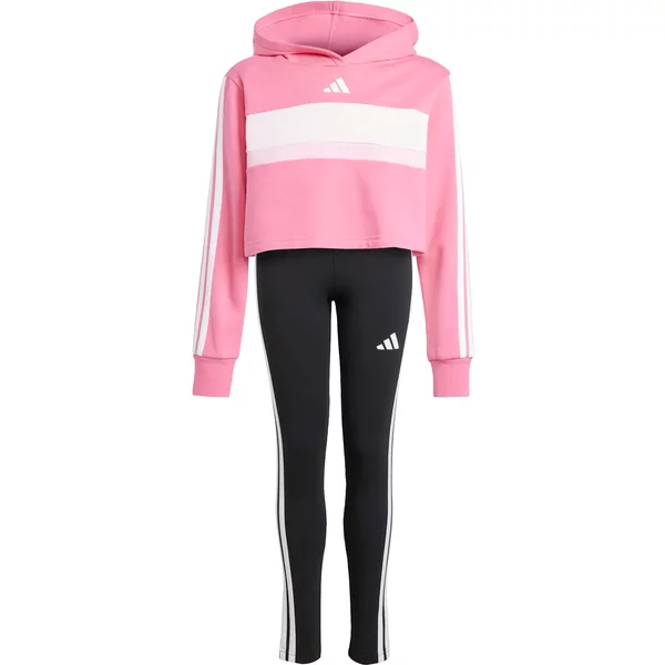 MäDchen-Leggings Und Kapuzenpullover-Set Adidas Essentials Tiberio 3 Stripes-image