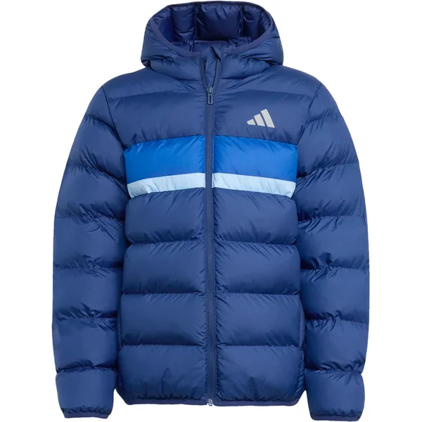 Kinder Daunenjacke Mit Kapuze Und ReißVerschluss Aus Synthetik Adidas-image