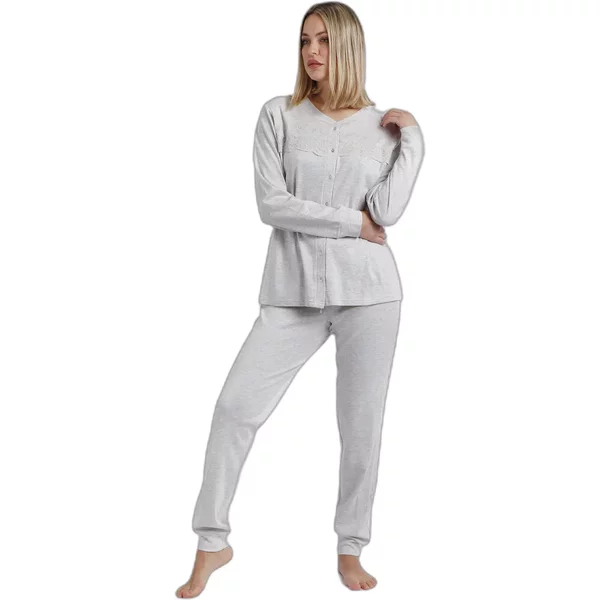 Pyjama à Manche Longue Femme Admas Classic Classic-image