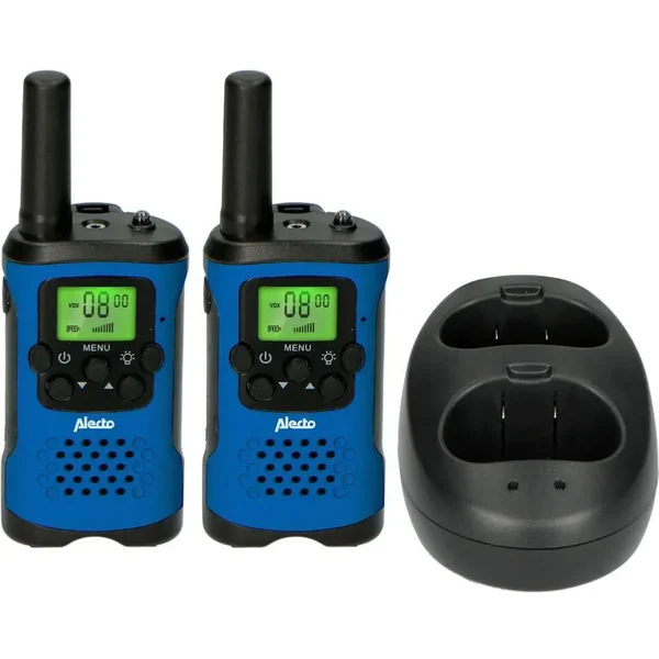 Paar langlebige 8-Kanal-Walkie-Talkies und wiederaufladbar Alecto FR175 VOX