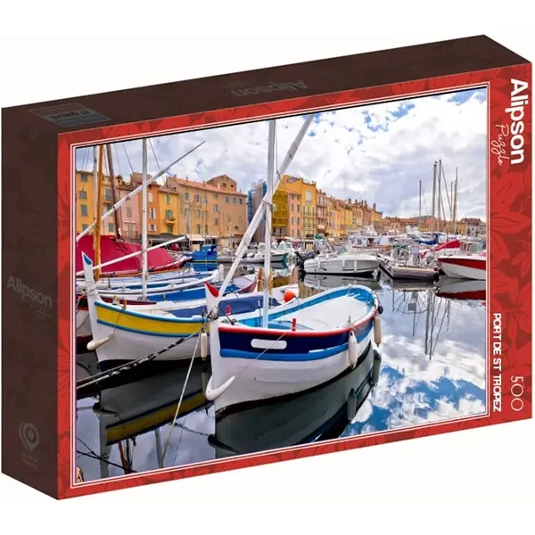 Puzzle De 500 PièCes Alipson Puzzle Port Saint Tropez-image
