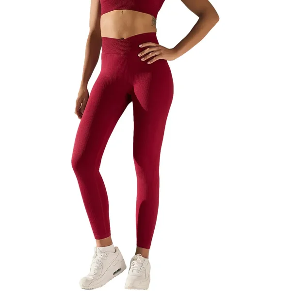 Seamless V-Waist Leggings for Women Allwear Basic