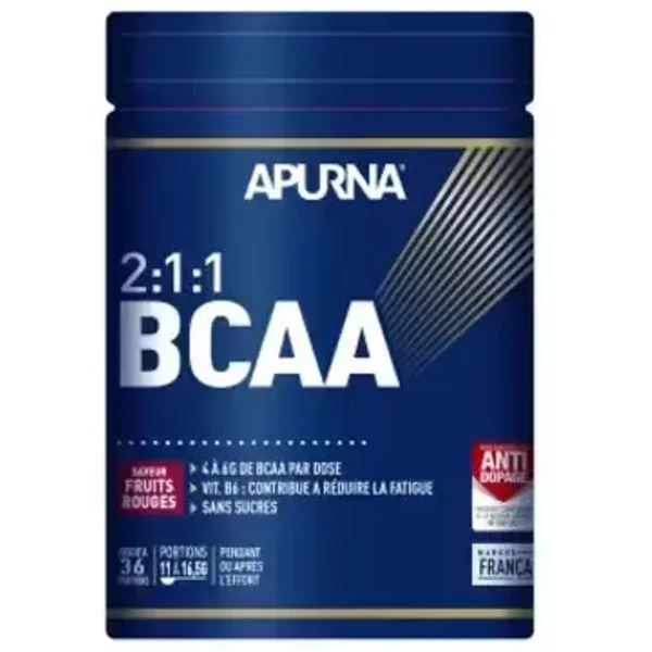 CompléMent Alimentaire Apurna Bcaa 2:1:1 Fruits Rouges-image
