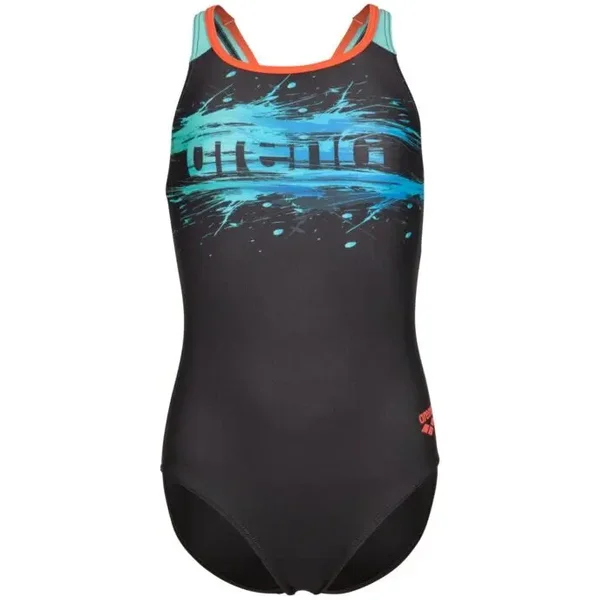 One-piece swimsuit for girls Arena Paint Swim Pro