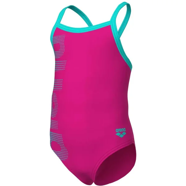 Costume da bagno 1 pezzo da bambina Arena Logo