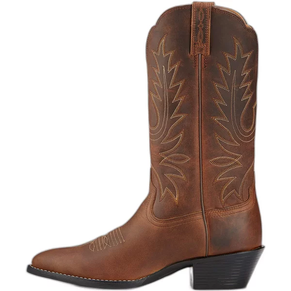 Bottes Western En Cuir Femme Ariat Heritage R Toe-image