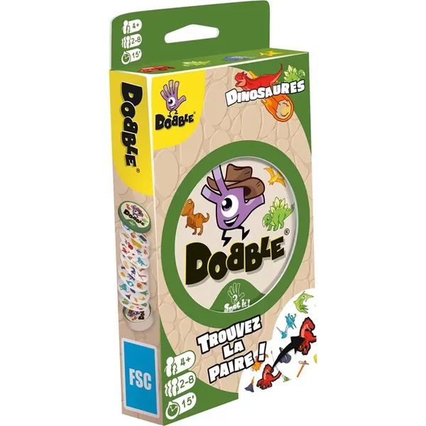 Jeux D'action Dobble Dinosaures Asmodee-image