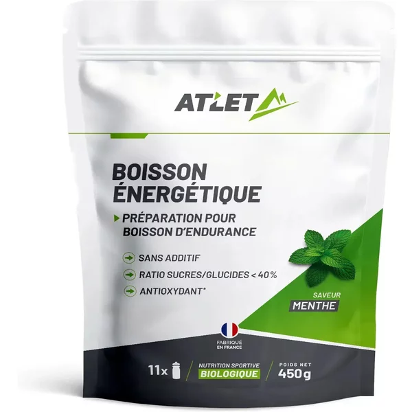 Boisson énergétique Bio Menthe ATLET Nutrition