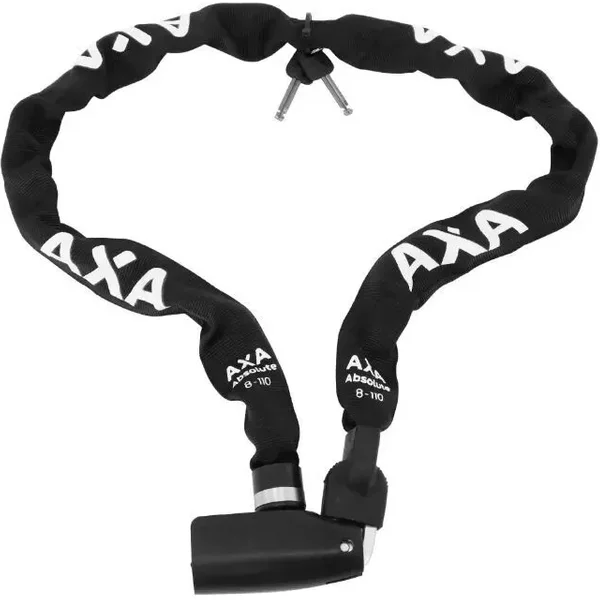 Antivol ChaîNe à Clé Niveau Protection éLevé Pour VéLo éLectrique SéCurité Niveau 9/15 Axa-Basta Absolute-image