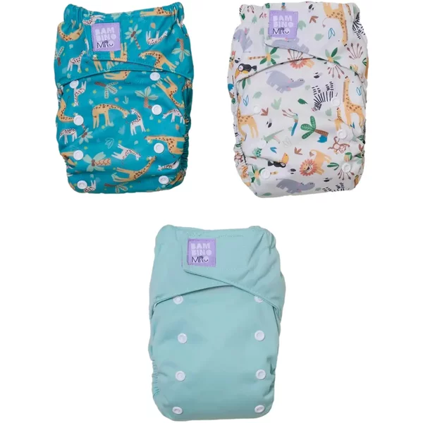 Couche Lavable Trio DéCouverte Bambino Mio Aventure Sauvage (X3)-image
