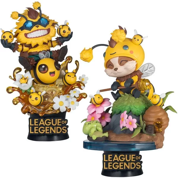 Figurine En PVC Beast Kingdom Toys League Of Legends Diorama D-Stage Beemo & Bzzziggs-image