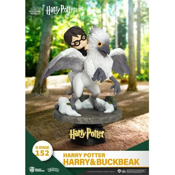 Figurine Beast Kingdom Toys Harry Potter Diorama D-Stage Harry & Buckbeak-image