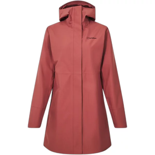 Lange Wasserdichte Jacke, Damen Berghaus Omeara