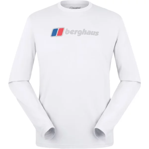 Langarm-T-Shirt mit großem Logo Berghaus