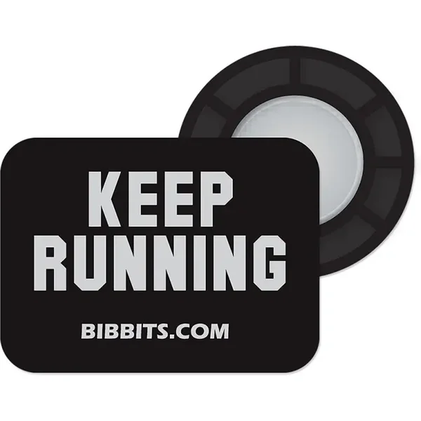 Magnetic bib holders Bibbits Keep Running