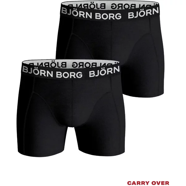 Dehnbare Baumwollboxer Kinder Björn Borg (x2)