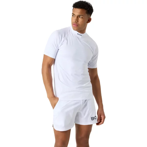 T-Shirt Mit Stehkragen Björn Borg