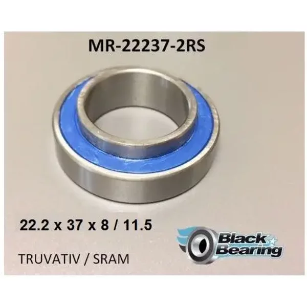 Roulement Avec Bague IntéRieure RallongéE Black Bearing 22,2 X 37 X 8 / 11,5 Mm-image