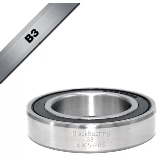 Roulement Black Bearing B3 - 6905-2RS - 25 X 42 X 9 Mm-image