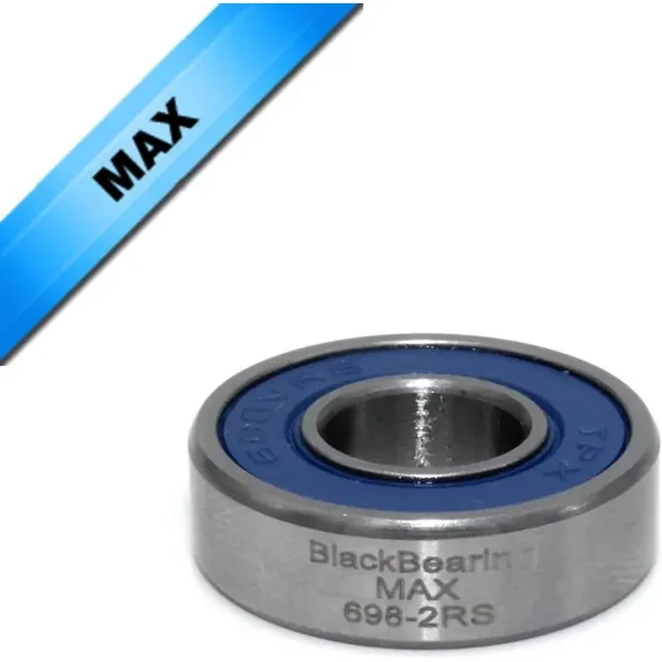 Roulement Max Black Bearing MAX - 698-2RS - 8 X 19 X 6 Mm-image
