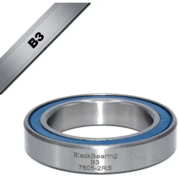 Roulement Black Bearing B3 - 7805-2RS - 25 X 37 X 7 Mm-image