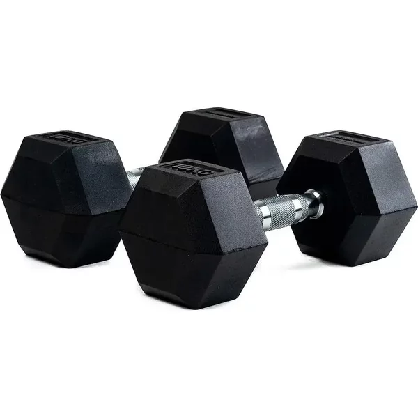 Sechseckige Gummihantel Bodytone