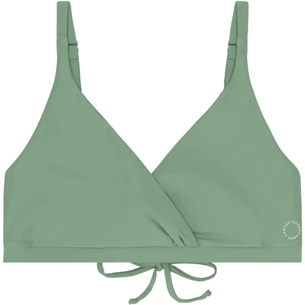Draped Bikini Top for Women Cartel Copenhagen Istana