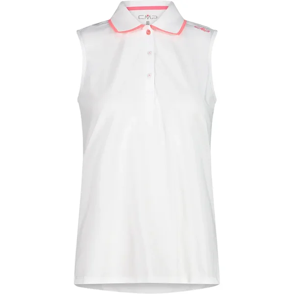 Ärmellos Stretch-Piqué-Poloshirt Damen CMP