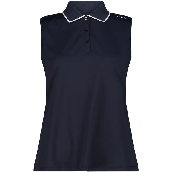 Dames Mouwloos Stretch Piqué Poloshirt CMP