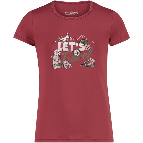 Mädchen T-Shirt mit Printmotiv CMP