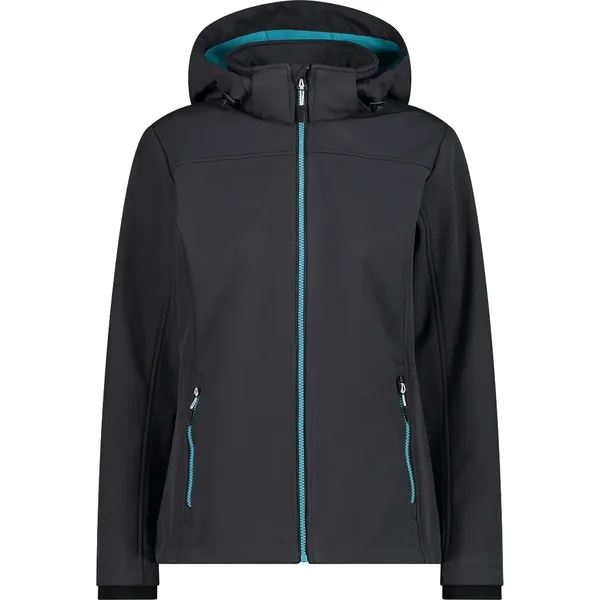 Women's zipped hooded waterproof jacket CMP
