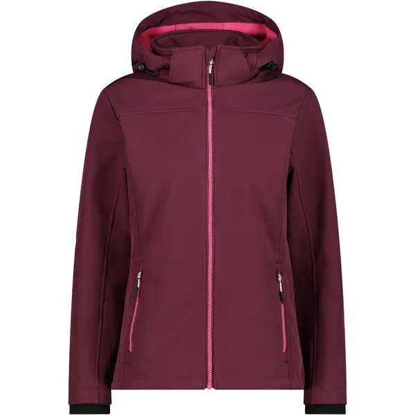 Giacca impermeabile con cappuccio e zip donna CMP