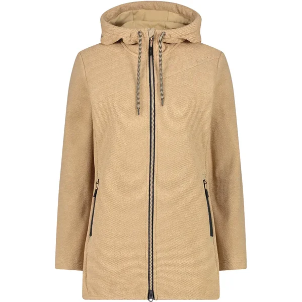 Jacquard Hoody Dames CMP Knit-Tech Hybrid