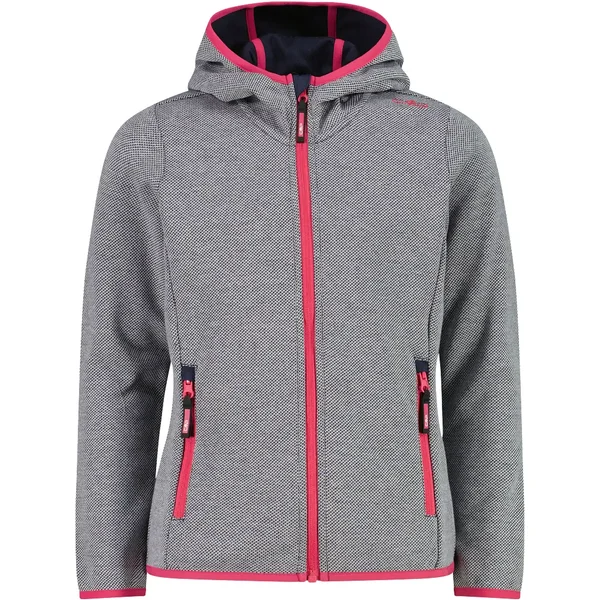 Pile con cappuccio per bambina CMP Knit-Tech