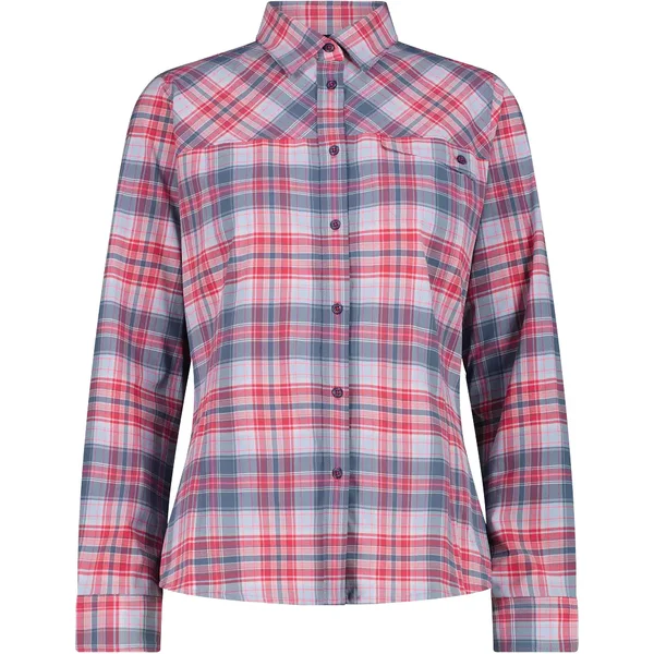 Dames lange mouwen geruit shirt CMP