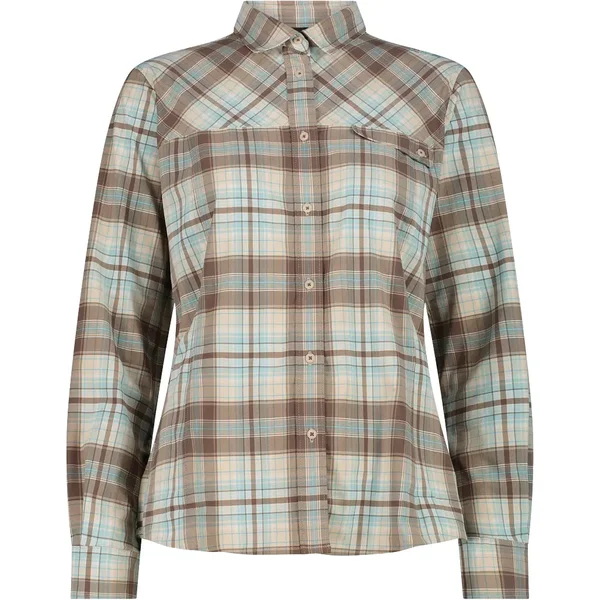 Camicia a maniche lunghe a quadri donna CMP