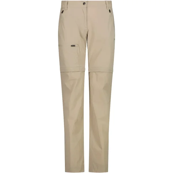 Women's Zipped Stretch Hiking Trousers with Cargo Pockets CMP