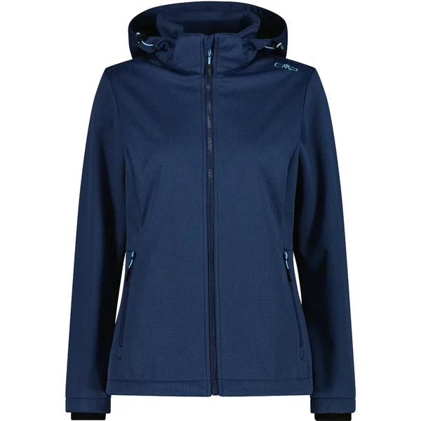 Giacca softshell con cappuccio removibile donna CMP